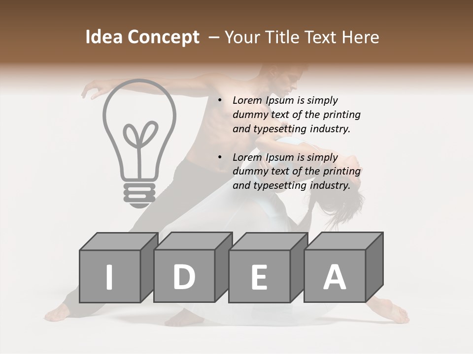 Teenager Posing Style PowerPoint Template