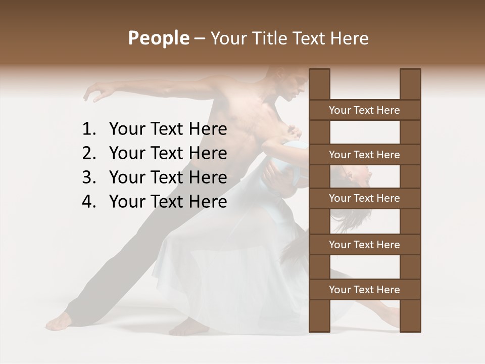 Teenager Posing Style PowerPoint Template