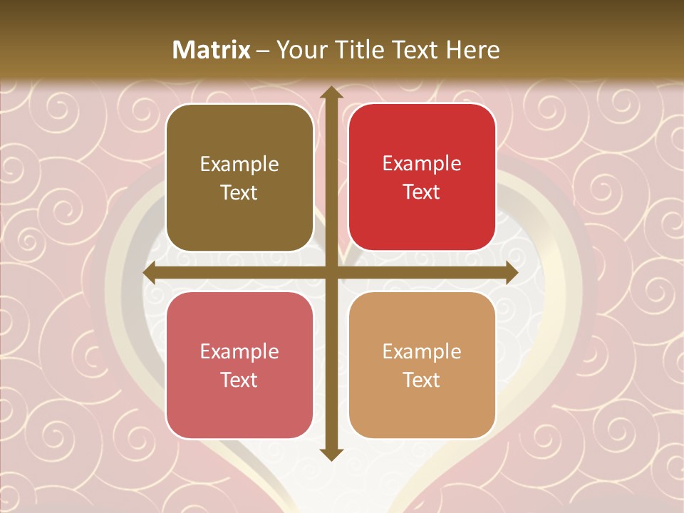 Symbol Romantic Background PowerPoint Template