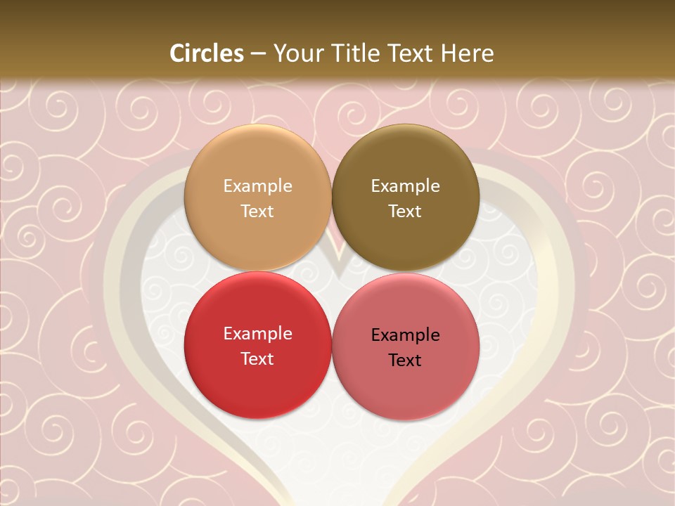 Symbol Romantic Background PowerPoint Template