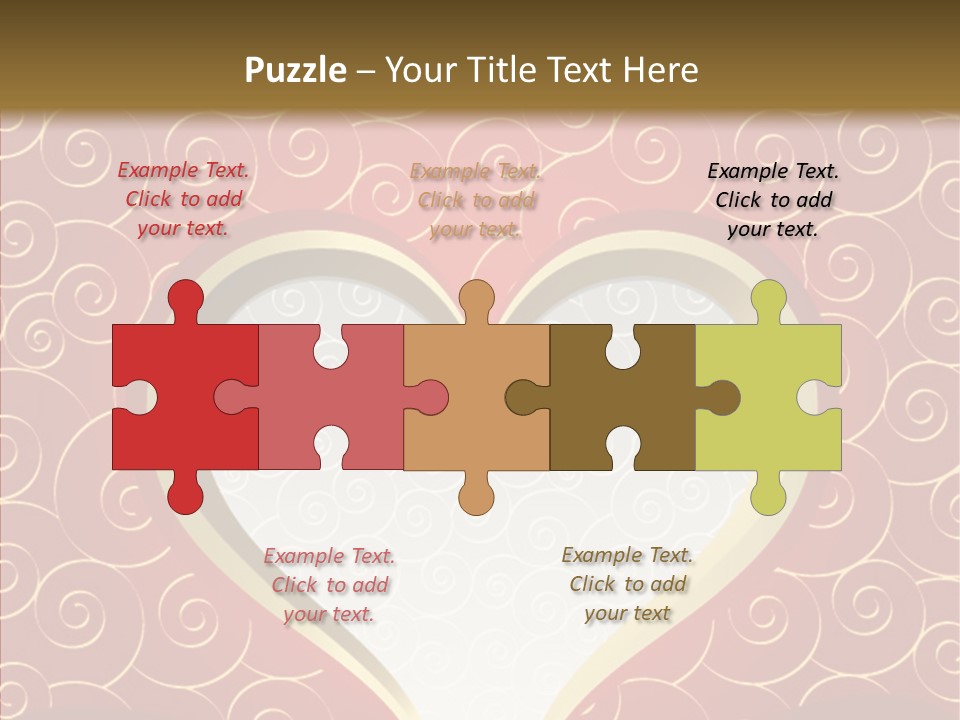 Symbol Romantic Background PowerPoint Template