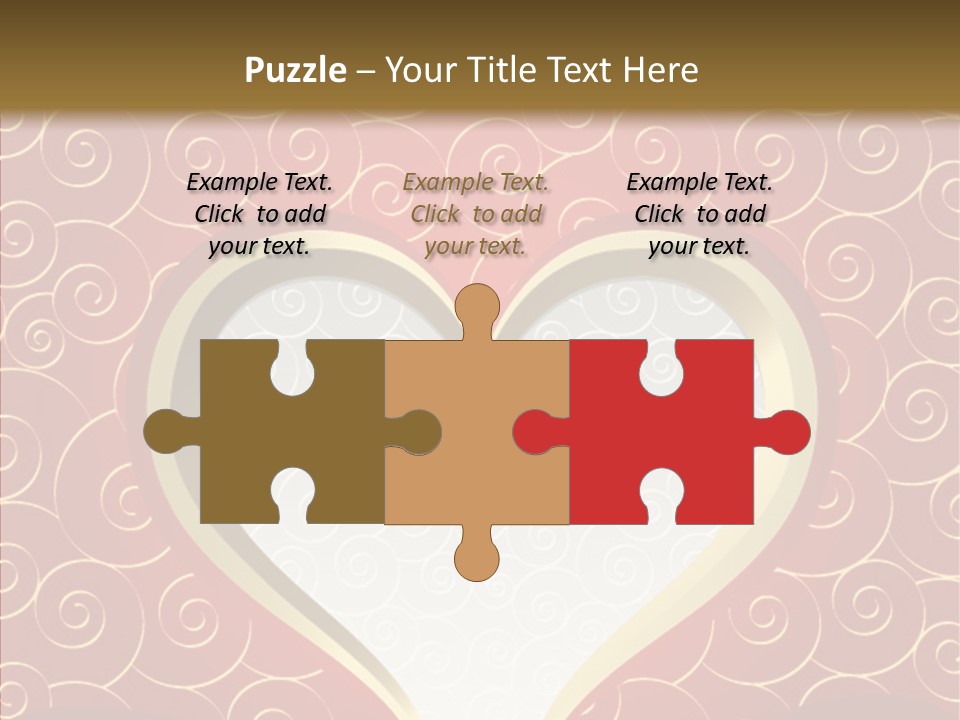 Symbol Romantic Background PowerPoint Template