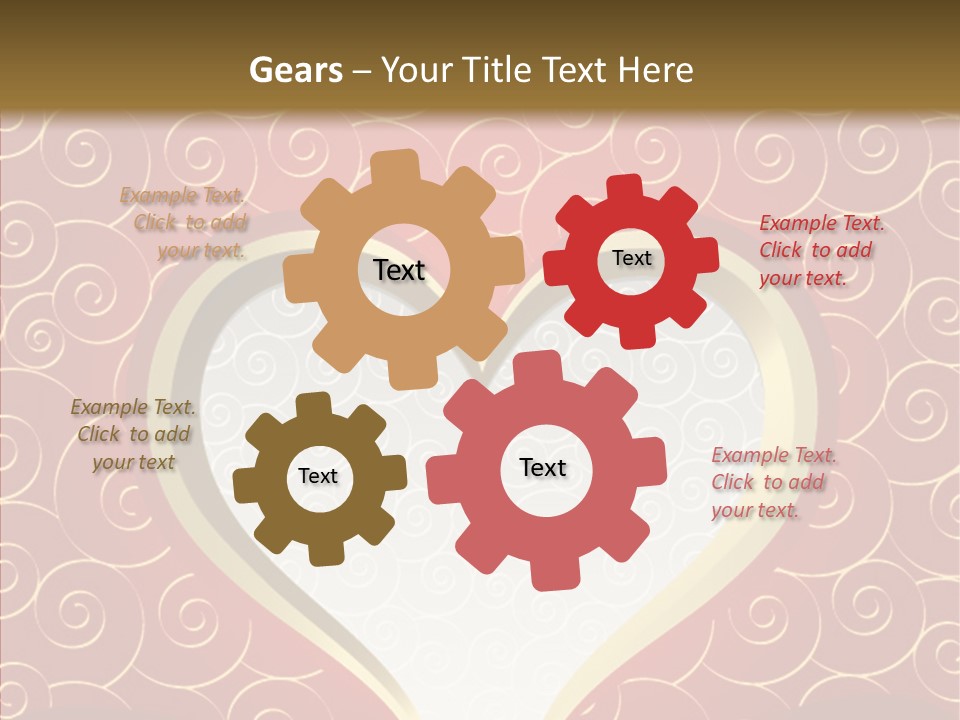 Symbol Romantic Background PowerPoint Template