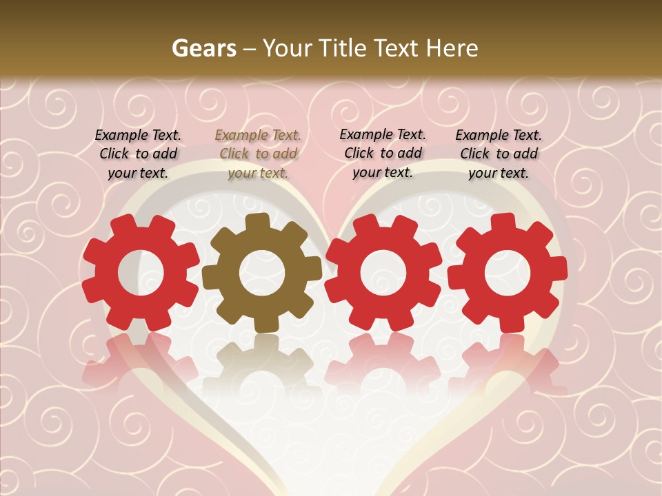 Symbol Romantic Background PowerPoint Template