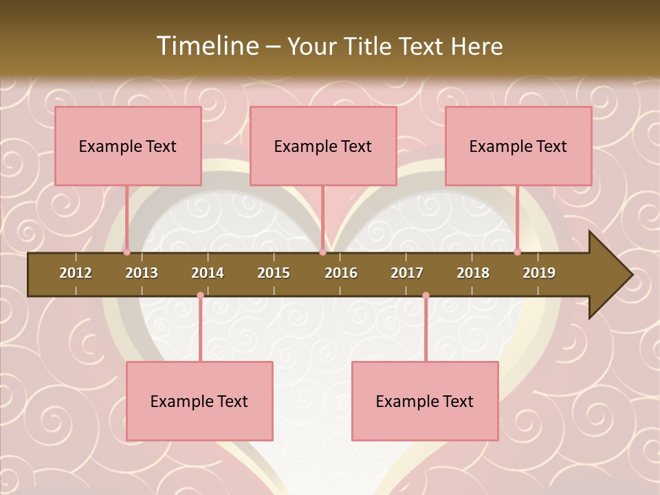 Symbol Romantic Background PowerPoint Template
