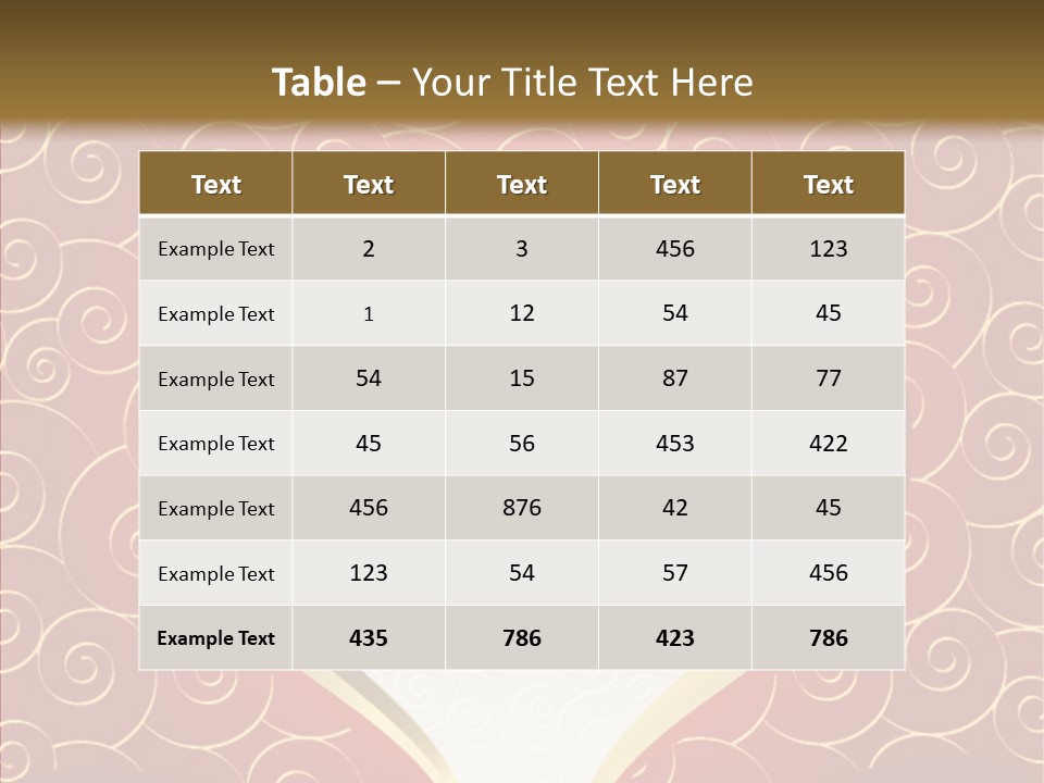 Symbol Romantic Background PowerPoint Template