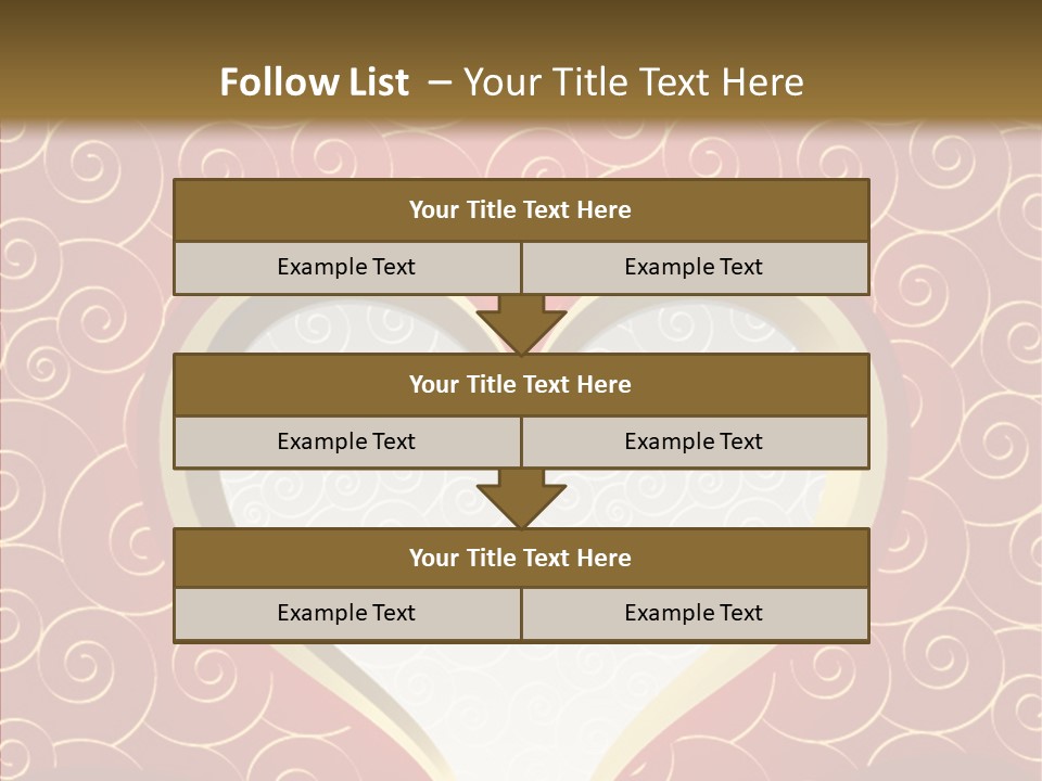 Symbol Romantic Background PowerPoint Template