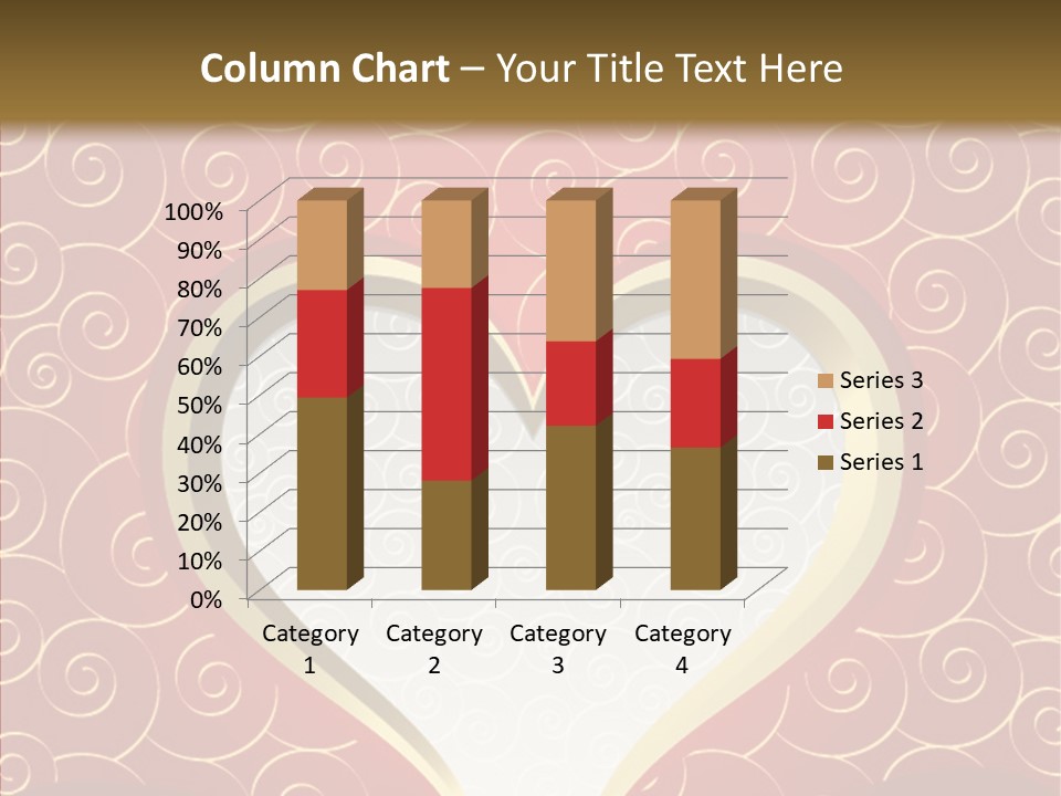 Symbol Romantic Background PowerPoint Template