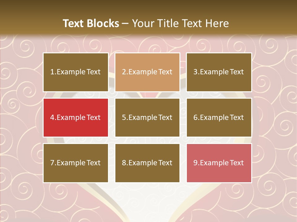 Symbol Romantic Background PowerPoint Template