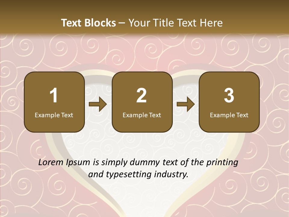 Symbol Romantic Background PowerPoint Template