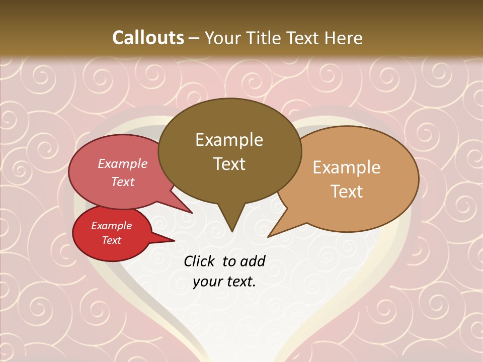 Symbol Romantic Background PowerPoint Template