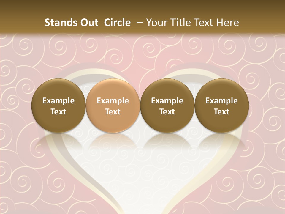 Symbol Romantic Background PowerPoint Template