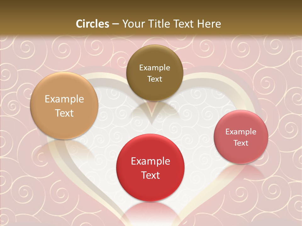 Symbol Romantic Background PowerPoint Template