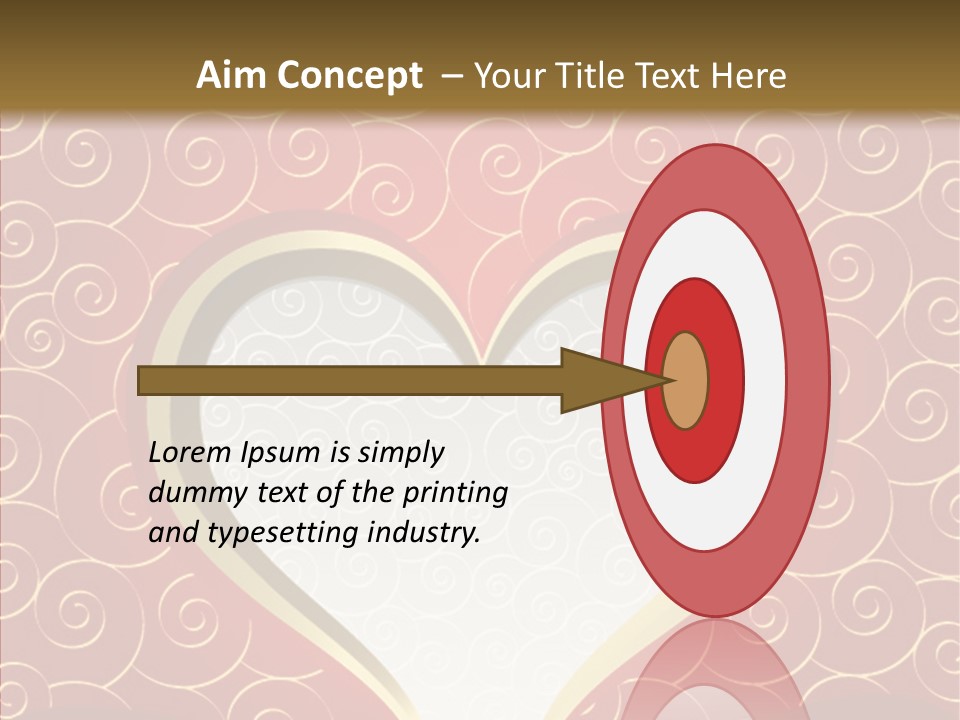 Symbol Romantic Background PowerPoint Template