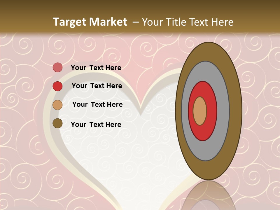 Symbol Romantic Background PowerPoint Template