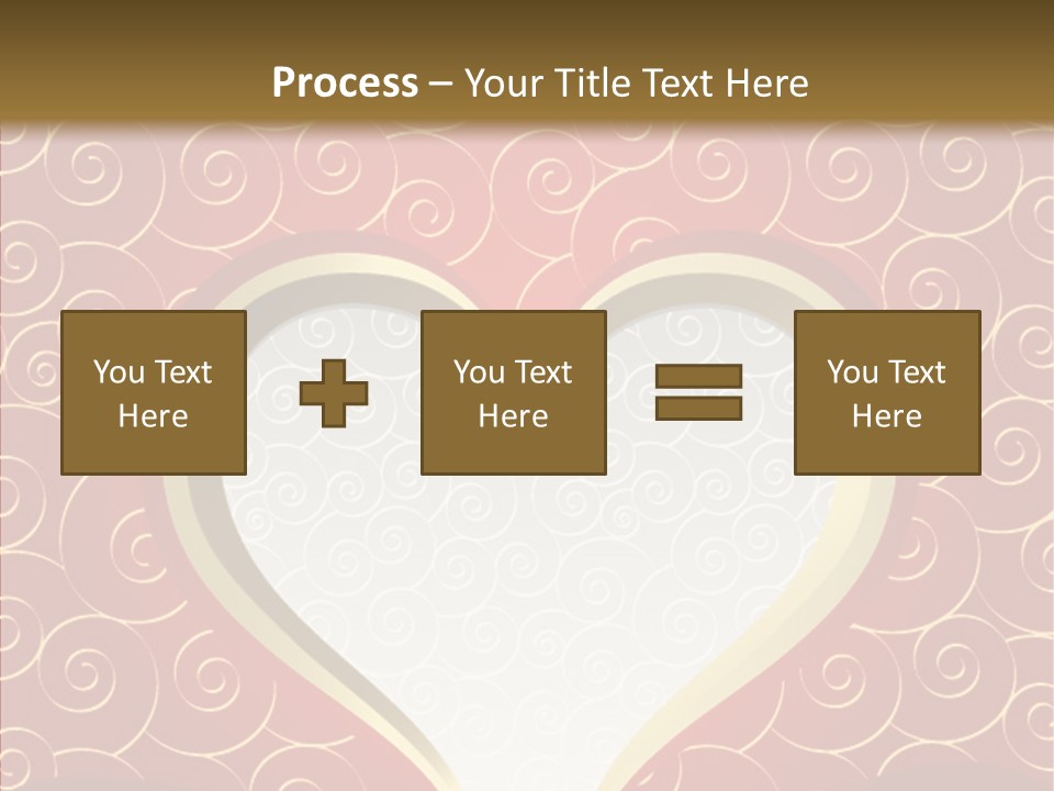 Symbol Romantic Background PowerPoint Template