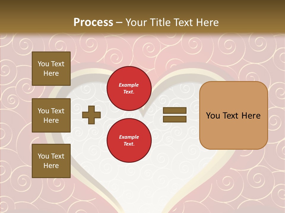 Symbol Romantic Background PowerPoint Template