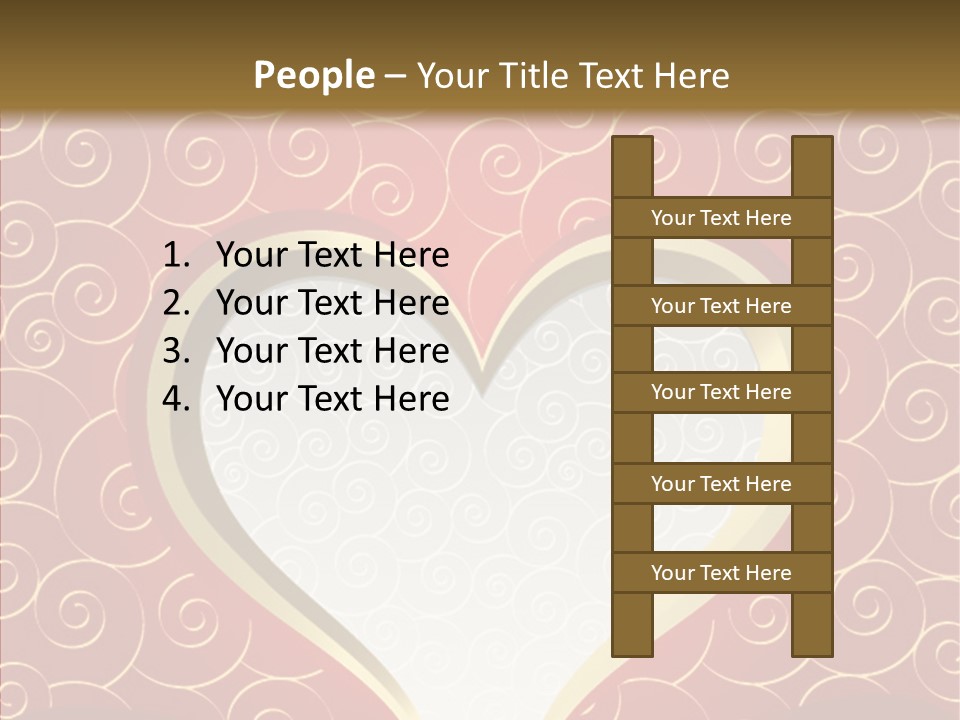 Symbol Romantic Background PowerPoint Template