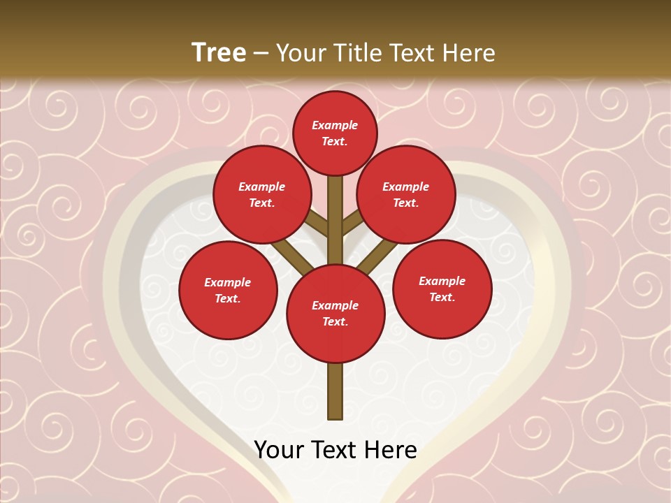 Symbol Romantic Background PowerPoint Template