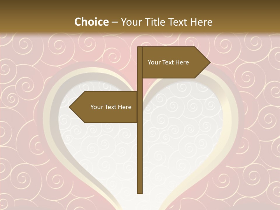 Symbol Romantic Background PowerPoint Template