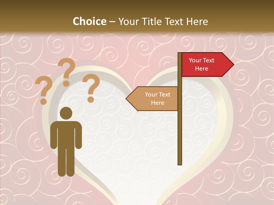 Symbol Romantic Background PowerPoint Template