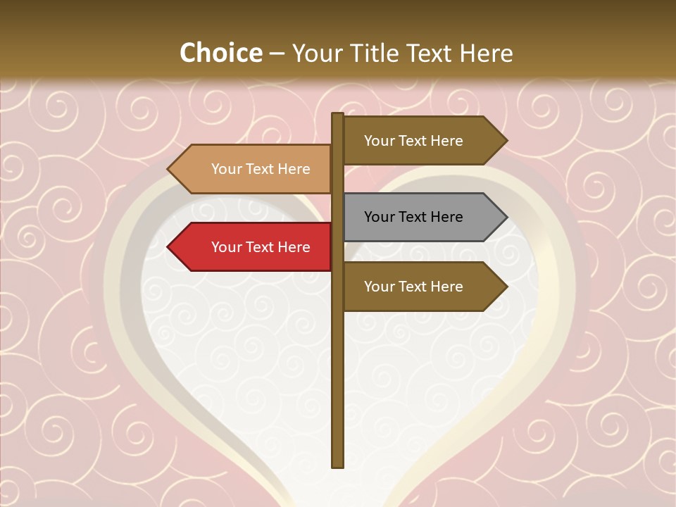 Symbol Romantic Background PowerPoint Template