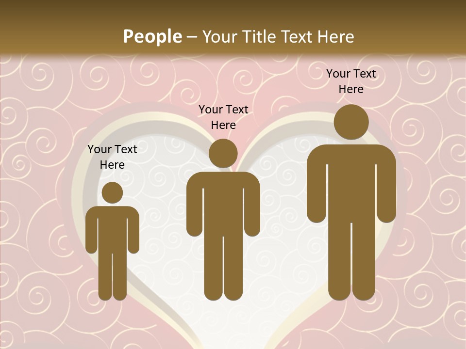 Symbol Romantic Background PowerPoint Template