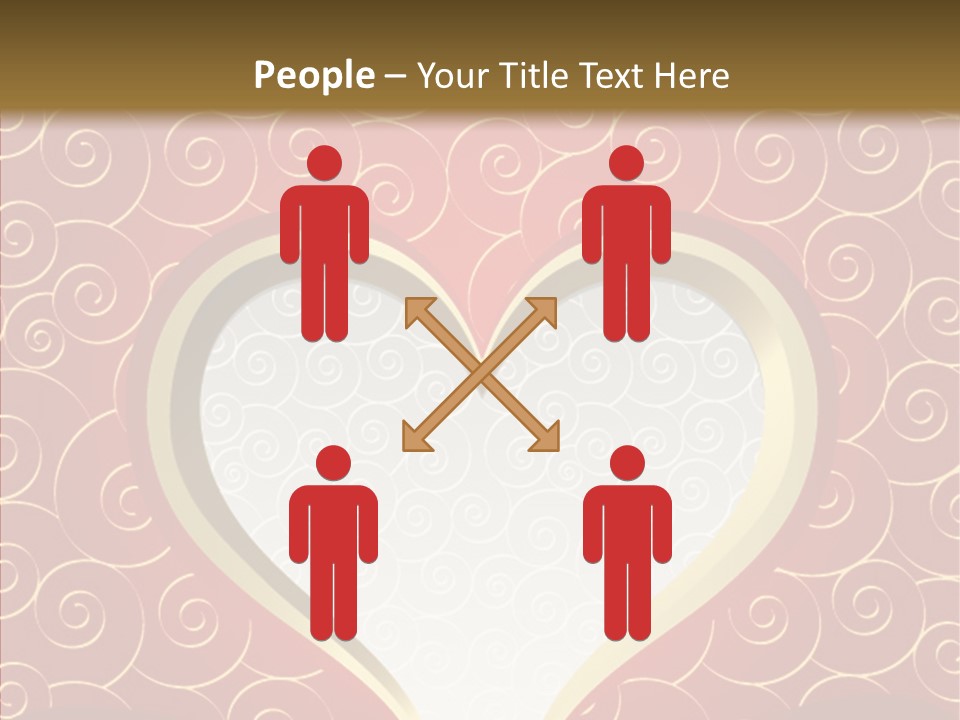 Symbol Romantic Background PowerPoint Template