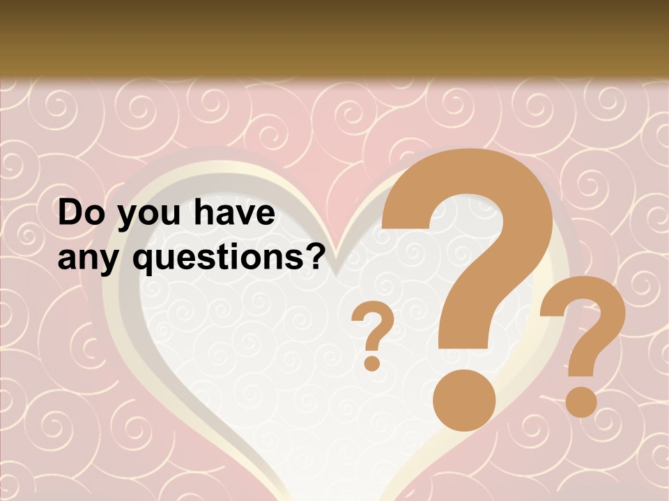 Symbol Romantic Background PowerPoint Template