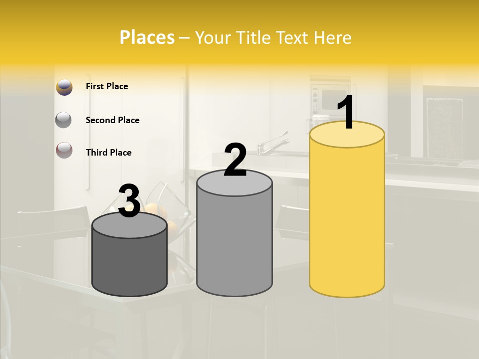 Organized Glass Residence PowerPoint Template