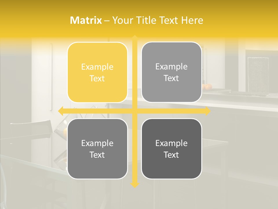 Organized Glass Residence PowerPoint Template