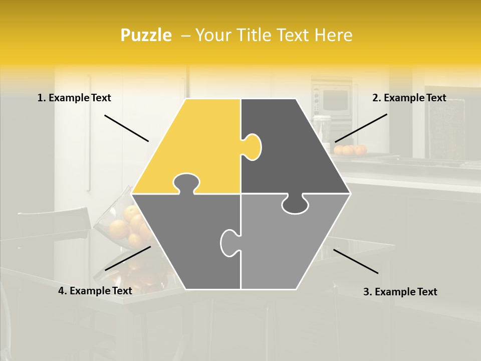 Organized Glass Residence PowerPoint Template