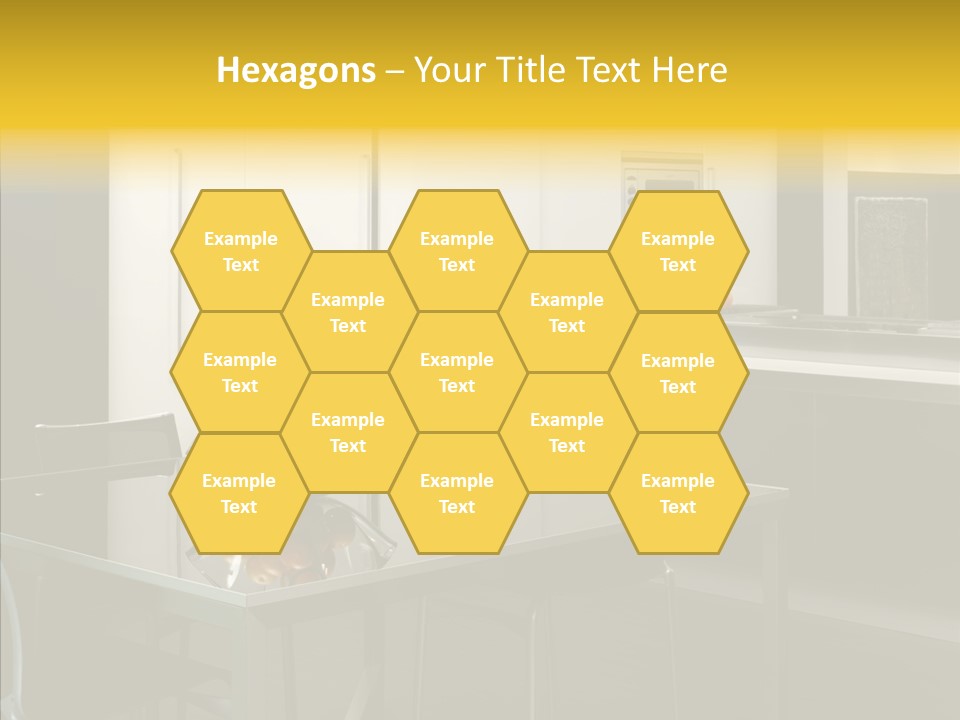 Organized Glass Residence PowerPoint Template