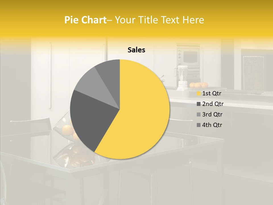 Organized Glass Residence PowerPoint Template