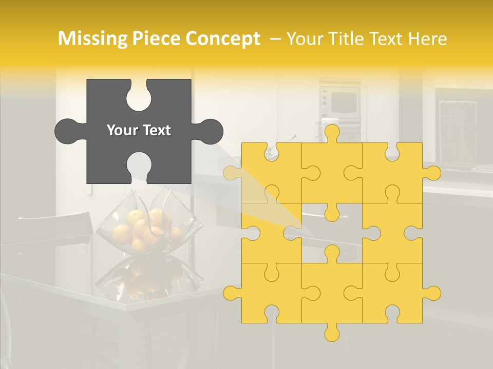 Organized Glass Residence PowerPoint Template