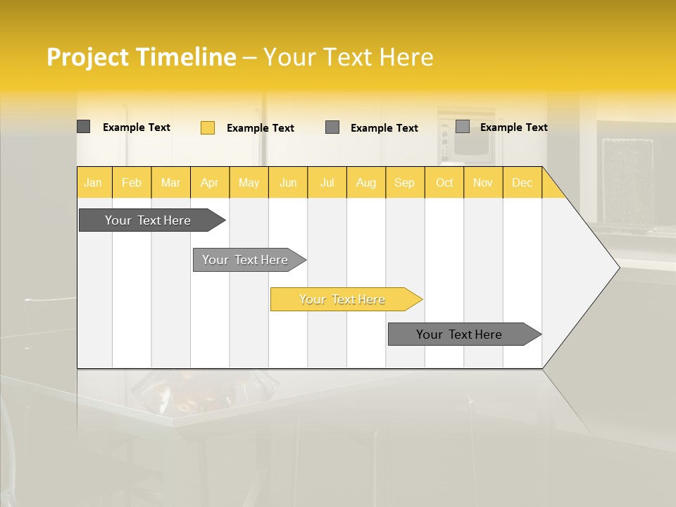 Organized Glass Residence PowerPoint Template