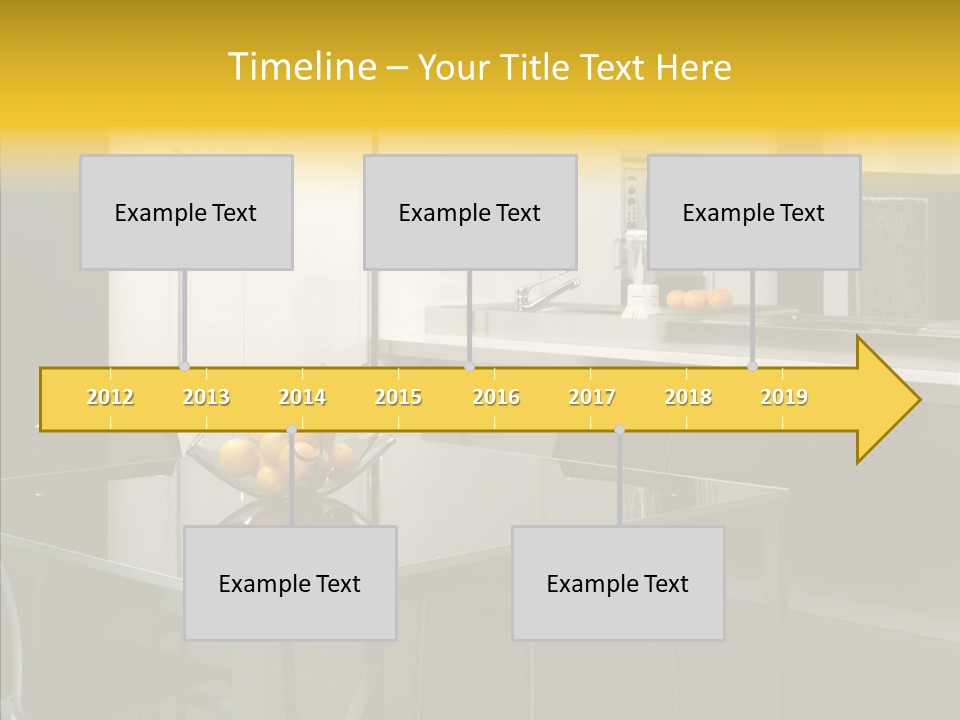 Organized Glass Residence PowerPoint Template