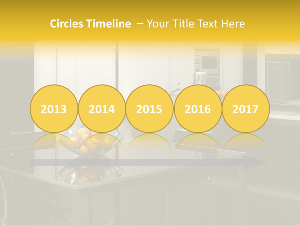 Organized Glass Residence PowerPoint Template