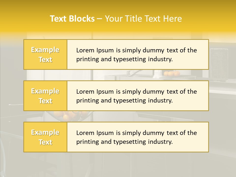 Organized Glass Residence PowerPoint Template
