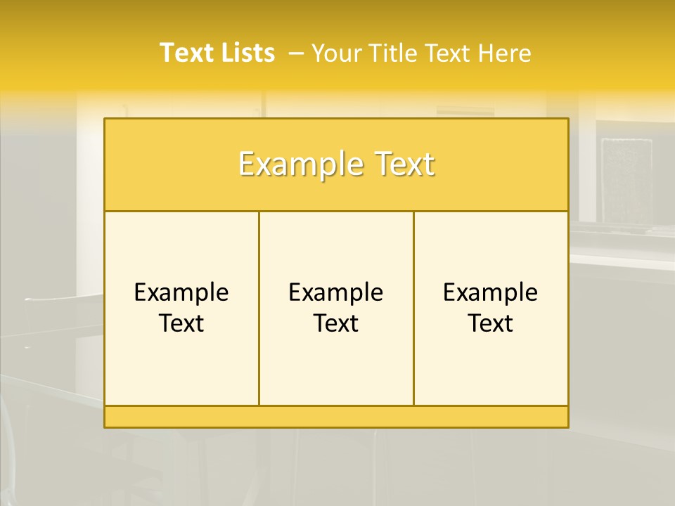 Organized Glass Residence PowerPoint Template