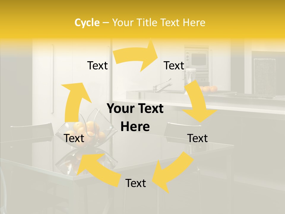 Organized Glass Residence PowerPoint Template