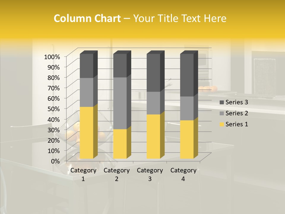 Organized Glass Residence PowerPoint Template