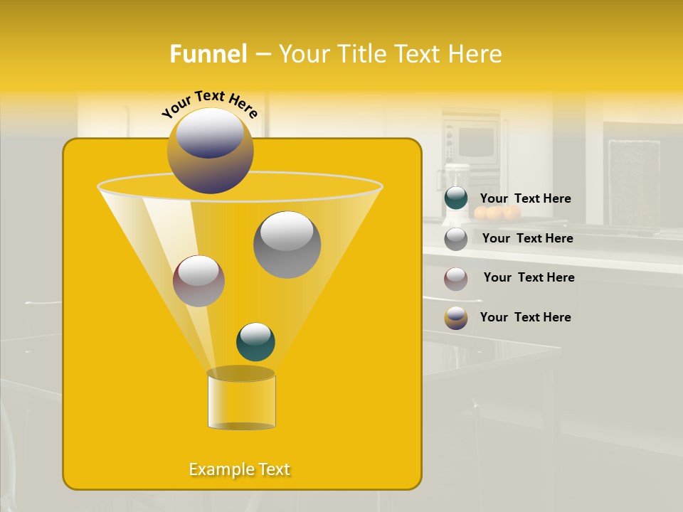 Organized Glass Residence PowerPoint Template