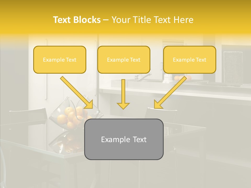 Organized Glass Residence PowerPoint Template