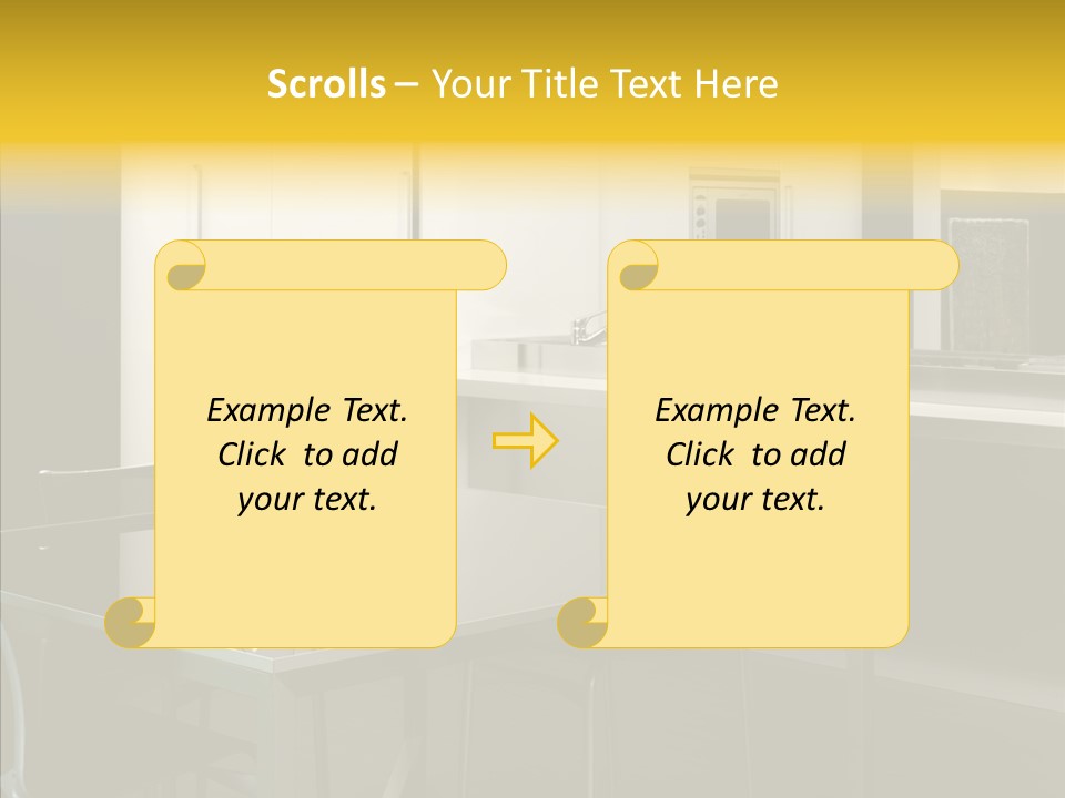 Organized Glass Residence PowerPoint Template