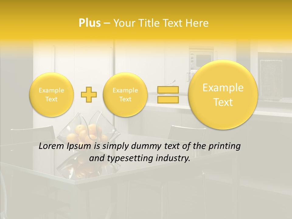 Organized Glass Residence PowerPoint Template