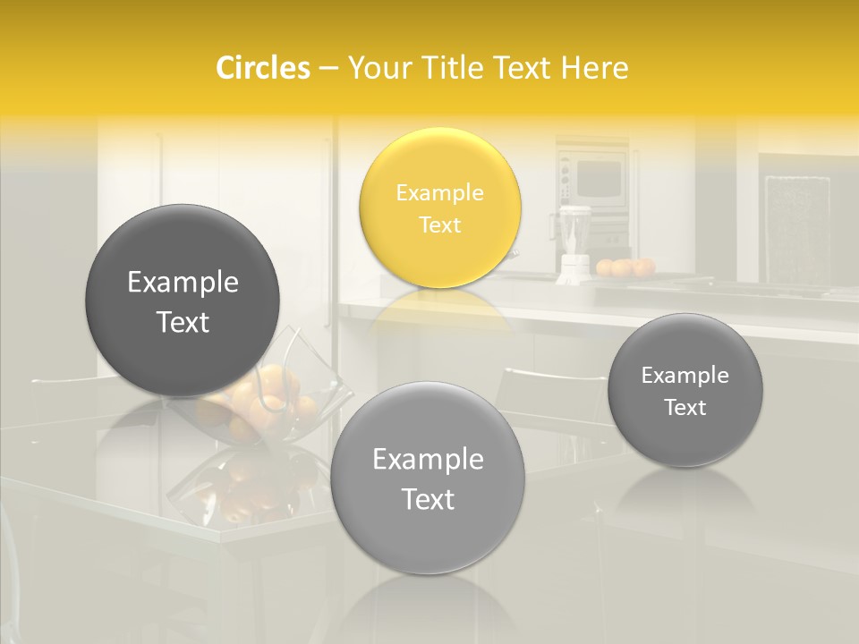 Organized Glass Residence PowerPoint Template