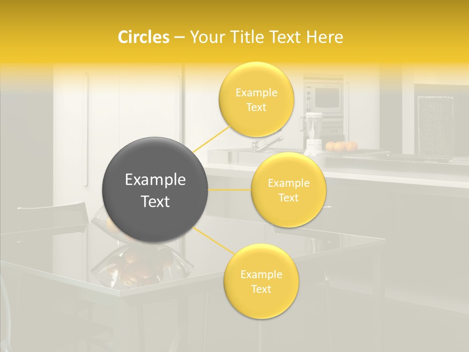 Organized Glass Residence PowerPoint Template