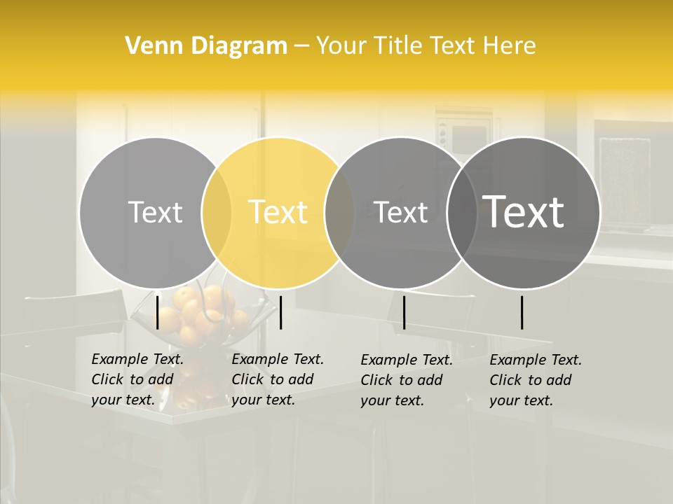 Organized Glass Residence PowerPoint Template