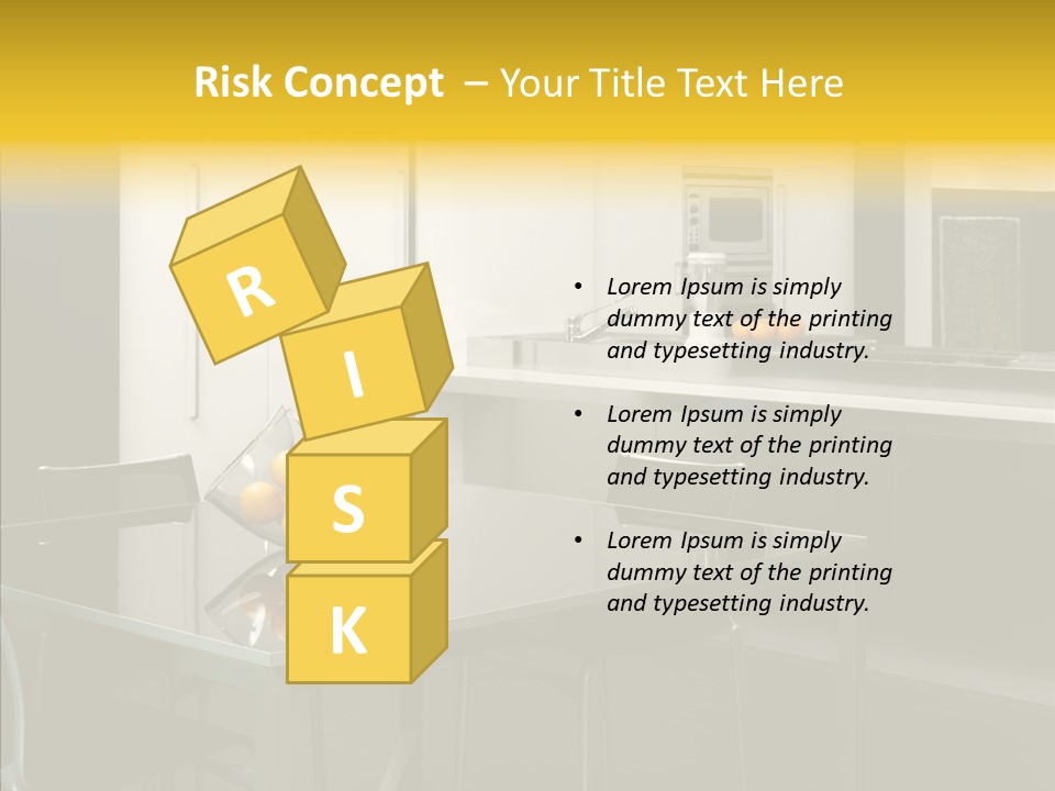 Organized Glass Residence PowerPoint Template